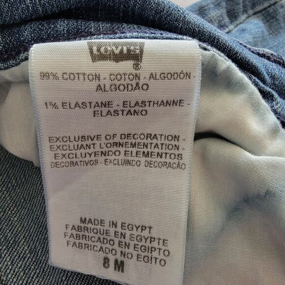 Levis 515 Boot Cut Mid Rise Stretch Jeans Womens 8 Western Ranch 31W x 29.5L - Picture 14 of 15